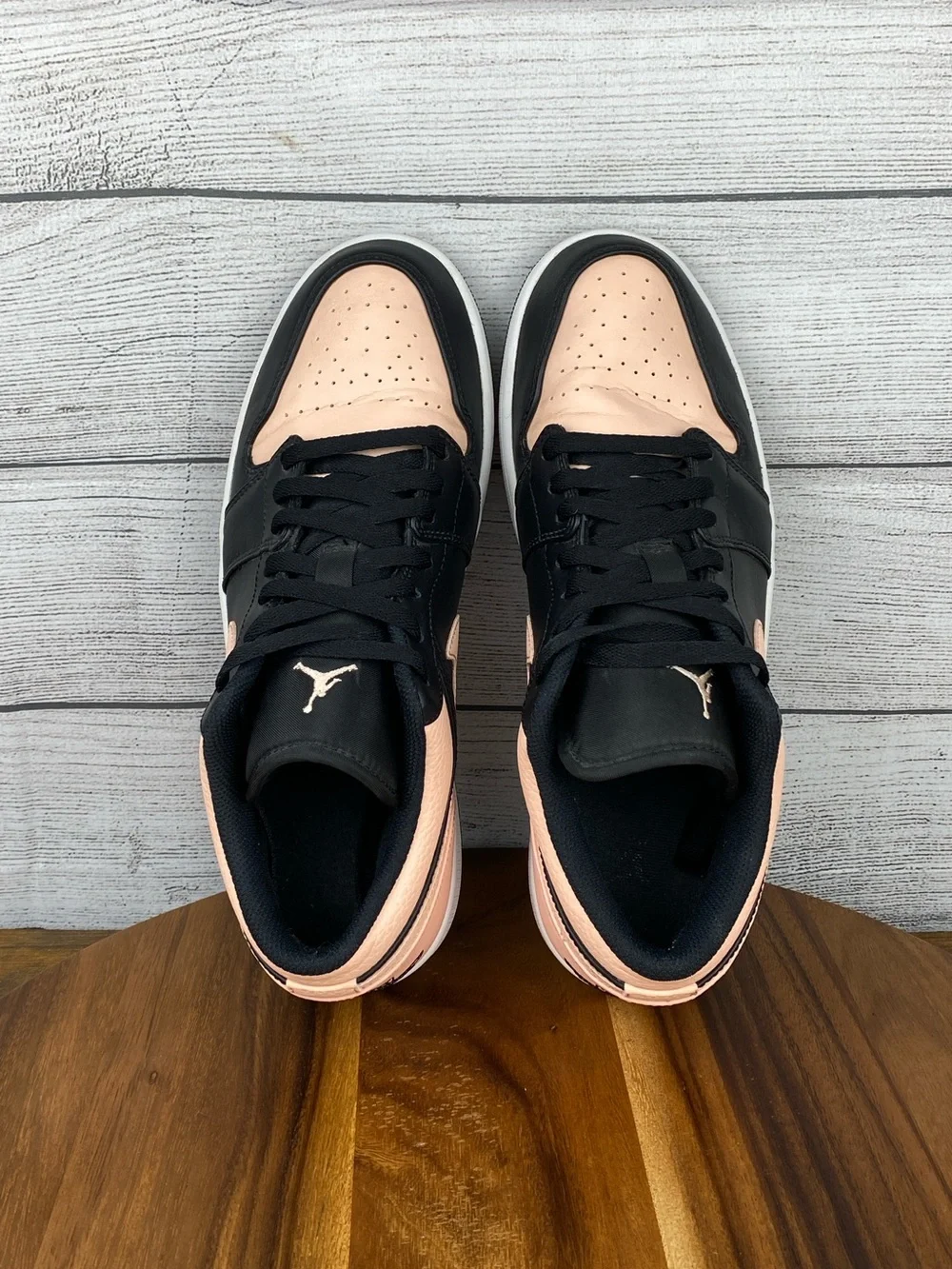 Nike Air Jordan 1 Low Black Crimson Tint Men’s Shoe 553558-034 Sneaker Size 10.5